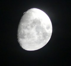 Mond am 28.8.20 aufgenommen mit meiner Lumix-Kamera ohne Stativ!